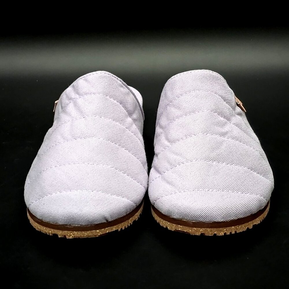 Feelgoodz Artisan Purple Quilted Mule Indoor /Outdoor House Slippers Shoes 8 - 9 - Picture 4 of 12